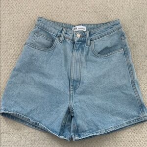 Zara Denim Blue Jean Shorts